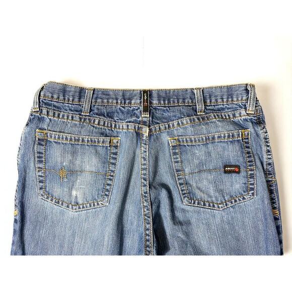 Ariat M4 Cat 2 Low-Rise Flame Resistant Bootcut Denim Jeans Men's Size 40X30 - Picture 12 of 16